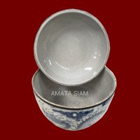 ภาชนะลายคราม ลวดลายมังกรสีน้ำเงินบนพื้นขาว - Image 6