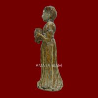 Glazed Ceramic Figurine of a Chinese Lady - Image 5