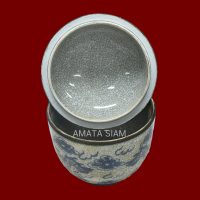 ภาชนะลายคราม ลวดลายมังกรสีน้ำเงินบนพื้นขาว - Image 7